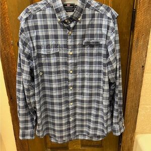 Vineyard Vines Blue and White Harbor Shirt